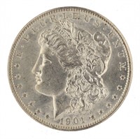 1901 New Orleans BU Morgan Silver Dollar