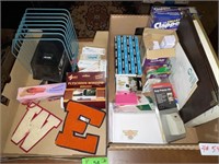 2 BL- DESK SUPPLIES, SCHOOL LETTERS, TAPE>>>