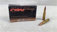 (20) PMC Bronze 147gr 308 Winchester FMJ Ammo