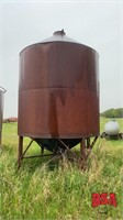 Middle Lake Ind. 500bu steel hopper bin