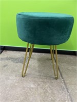 Steel foot stool - lake green- new in box - 18in