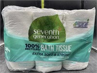 Seventh generation 100% recycled bath tissue - 12