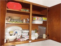 CONTENT OF CABINET DISHES AND MORE