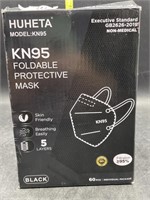 Kn95 foldable protective mask - 60 individual