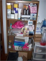WOOD CABINET FULL OF MARY KAY MAKEUP