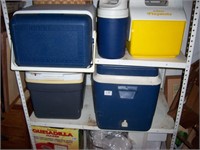 SEVERAL COOLERS