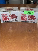 32 BOXES DAISY QUICK SILVER BB'S