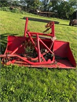 Hydraulic Tractor Loader with 7' Bucket