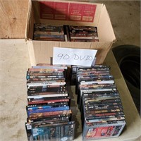 90 Various DVDs