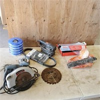 Car Starter Kit, Skilsaw,  Sander, Hardware