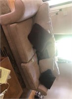 2 Cushion sofa & throew pillows   - NO SHIPPING