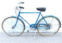 Vintage 70s Schwinn Blue Mens 5 Speed Cruiser Bike