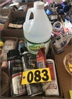 Deodorizer, gloves, bug killer  - NO SHIPPING