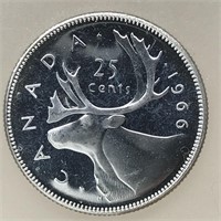 1966 25c SILVER - Mint
