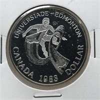 1977 PROOF SILVER Dollar Canada