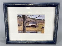 Small Country Barn Print