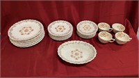 Vintage ivory franklinware dishes