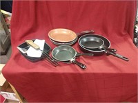 Assortment of pans