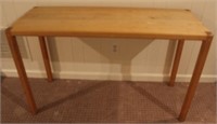 Wooden console table