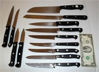 13 J A Henckels Knives - Steak, Bread, etc