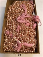 100 Pink Pearl Knotted Necklaces