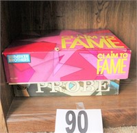 (2) Board Games (Probe & Claim to Fame)