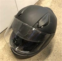 Koi Ah11 Dot Black Motorcycle Helmet With Visor