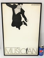 Pete Townshend & Musician Framed Poster