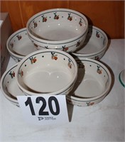 (6) Boleslawiec Ceramic Bowls (3 Small, 3 Large)