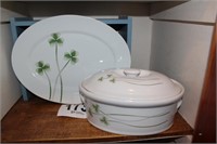 Marcus Notley Ireland Platter & Lidded Bowl