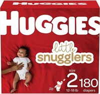 Size 2 180 Ct, Huggies Little Snugglers Diapers