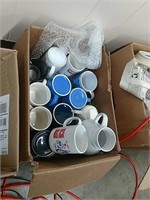 Group of coffee mugs cups