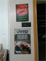 Repo Coca Cola & Jeep Signs