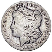 1894-O Morgan Silver Dollar NICELY CIRCULATED