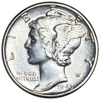 1943-D Mercury Silver Dime UNCIRCULATED