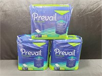 45 Prevail Underpads Size 23 to 36