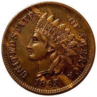 1865 Indian Head Penny XF