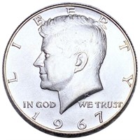 1967 Kennedy Silver Half Dollar UNCIRCULATED