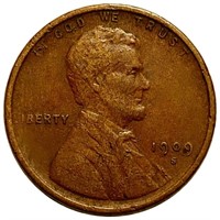1909-S Lincoln Wheat Penny NEARLY UNCIRCULATED