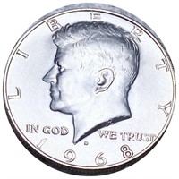 1968-D Kennedy Half Dollar UNCIRCULATED