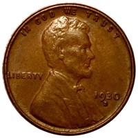 1930-S Lincoln Wheat Penny CLOSELY UNC