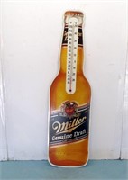30" METAL "MILLER BEER" SIGN W/THERMOMETER.....