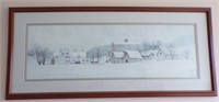 FRAMED & MATTED JON CRANE "PEACE IN THE VALLEY"...