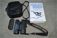 Bausch & Lomb Binoculars and Sibley Bird Guide