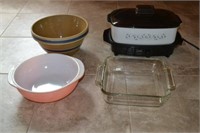 Westbend Crock Pot/Bowls/Baking Pan