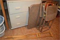 Wooden Crutches, Bureau,