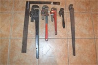 Pipe Wrenches, Square, Nipper