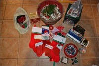 Christamas Decorations/Stockings/Candles/Beads