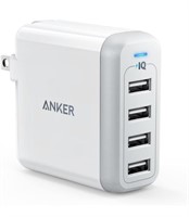 Anker 40W 4-Port USB Wall Charger with Foldable