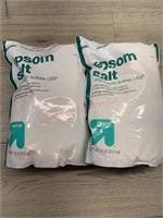 2 bags 8 lbs Epsom salts